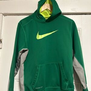 Nike Green and Gray Men's Sweater